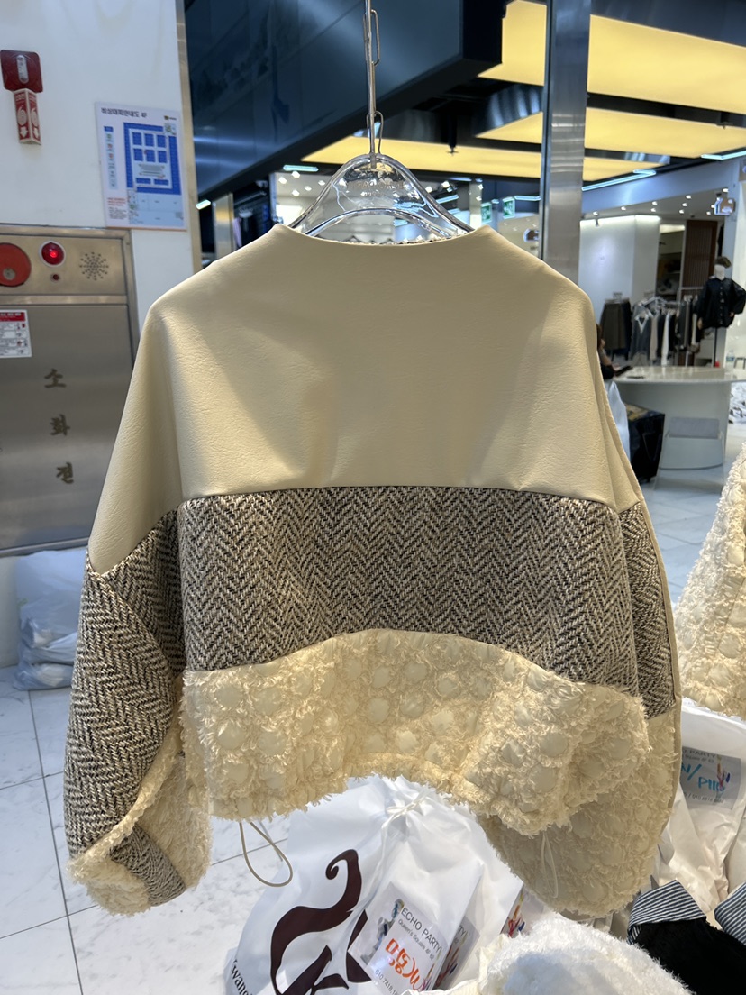 ECHOPARTY東大門㊣代購女裝新品推薦職業25秋冬真品夾克刺繡ECHOPARTY夾克