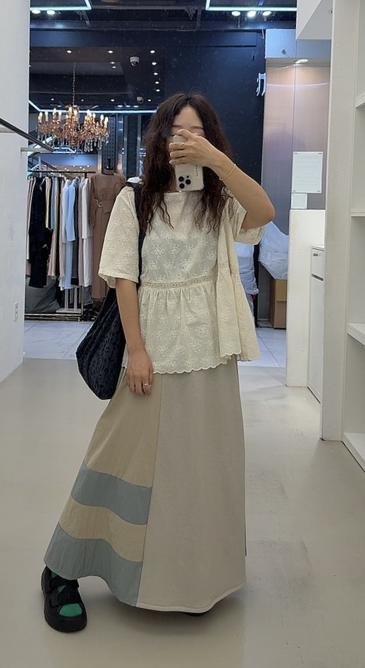 GORGEOUS韓國直郵㊣女士新款職業推薦熱賣25秋冬真品休閑長裙GORGEOUS長裙