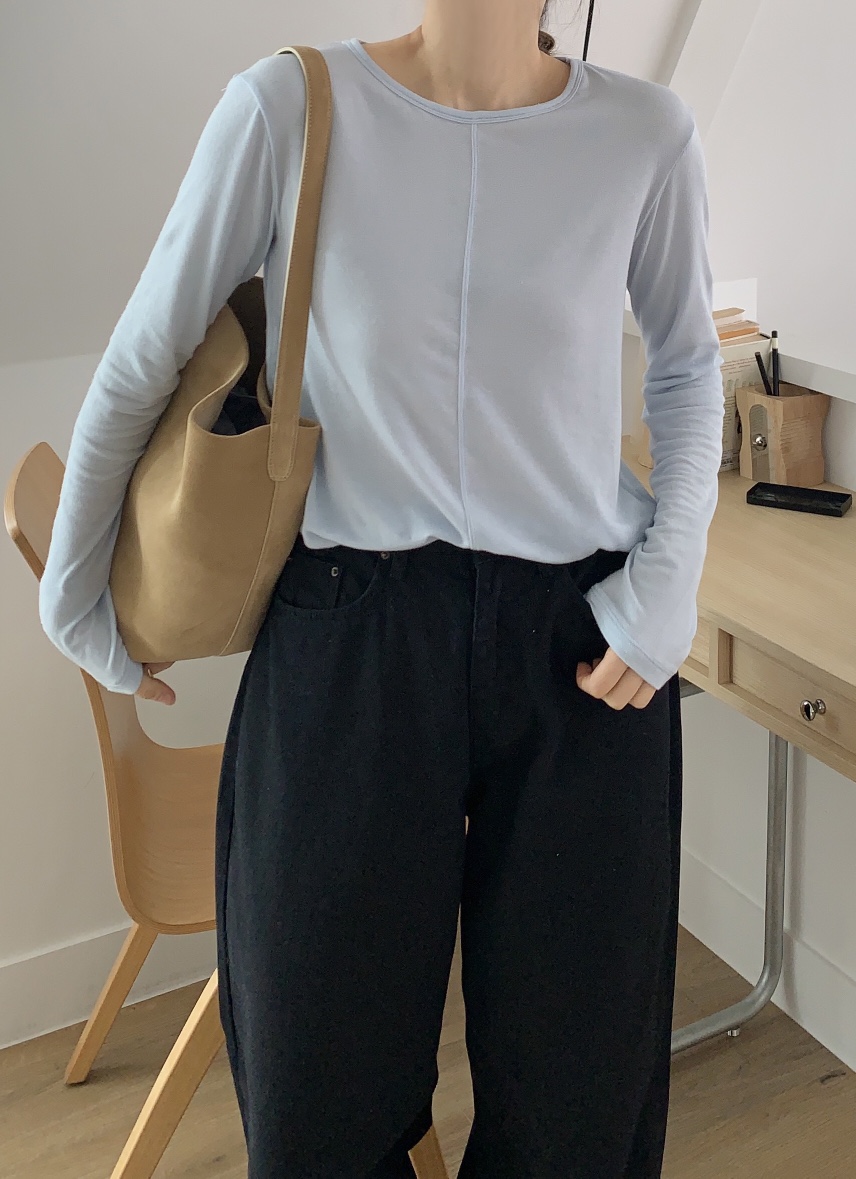 FORMSTUDIO韓國直郵㊣女士新款真品推薦休閑熱賣職業長袖T恤FORMSTUDIO長袖T恤