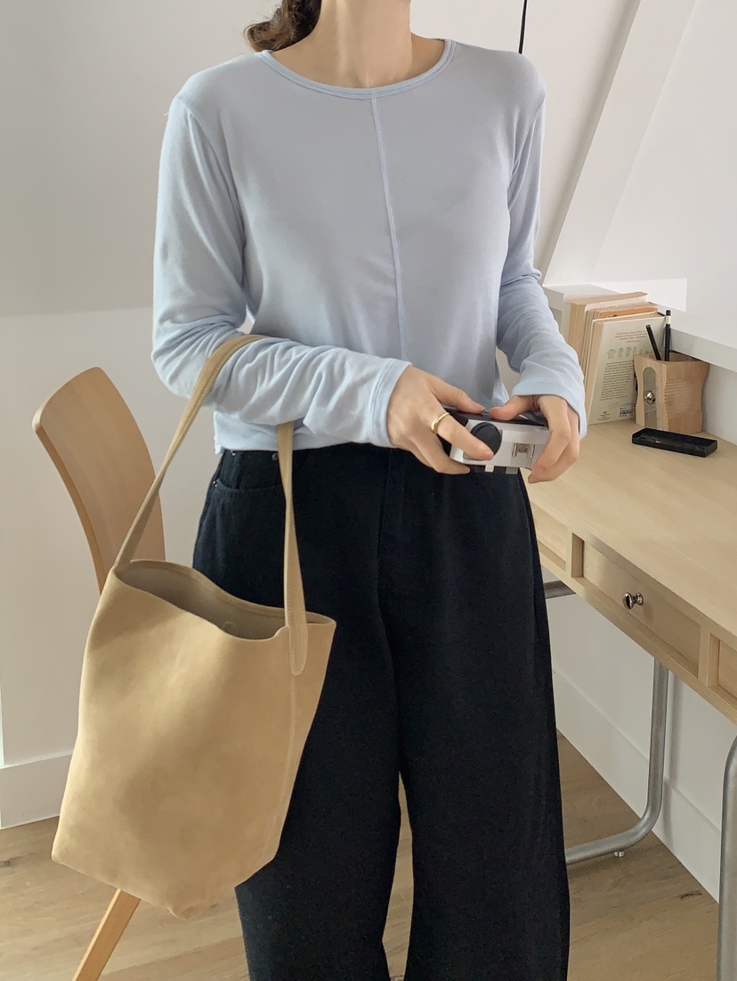 FORMSTUDIO韓國直郵㊣女士新款真品推薦休閑熱賣職業長袖T恤FORMSTUDIO長袖T恤