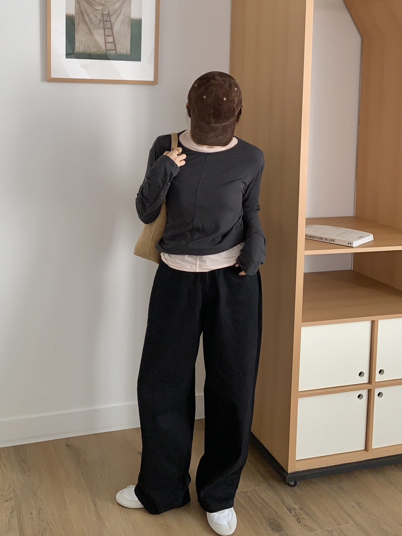 FORMSTUDIO韓國直郵㊣女士新款真品推薦休閑熱賣職業長袖T恤FORMSTUDIO長袖T恤