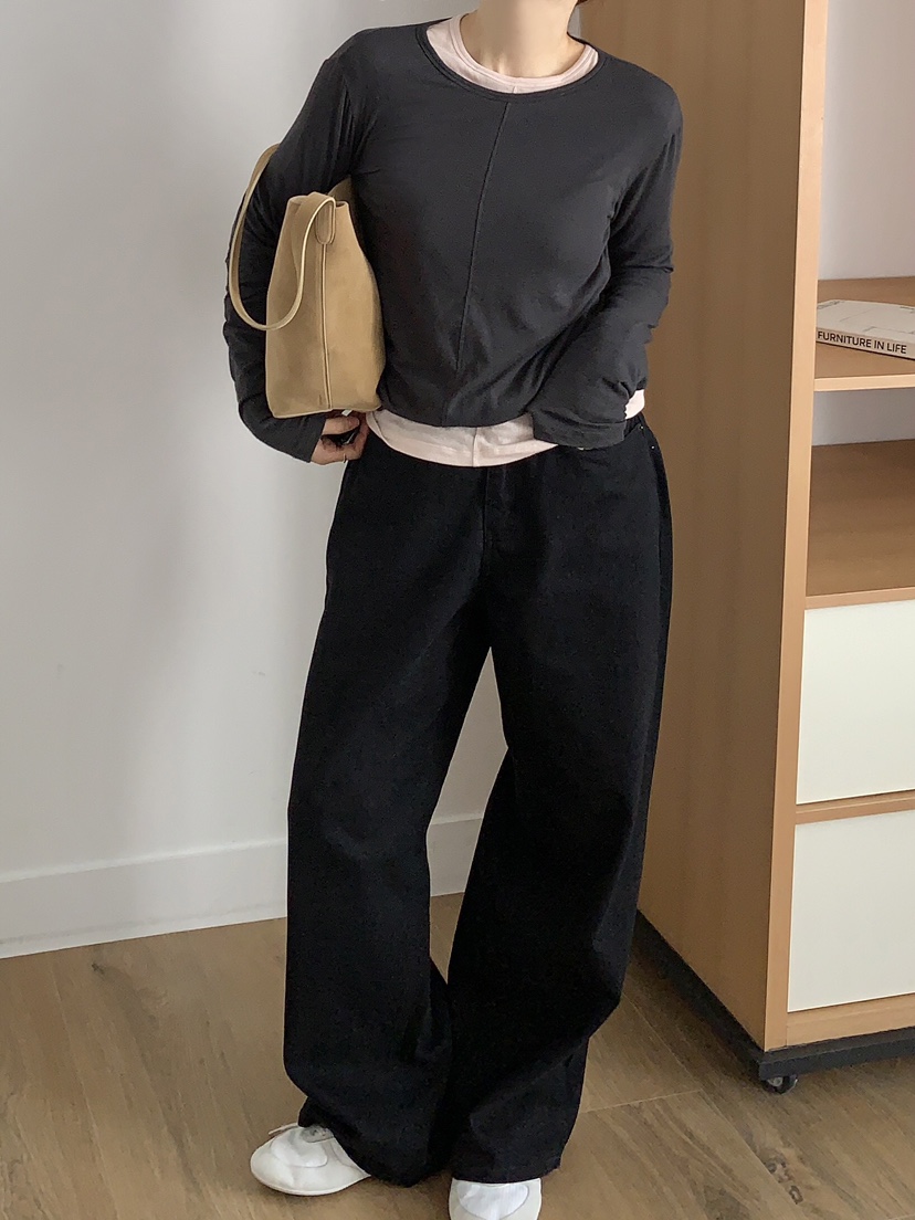 FORMSTUDIO韓國直郵㊣女士新款真品推薦休閑熱賣職業長袖T恤FORMSTUDIO長袖T恤