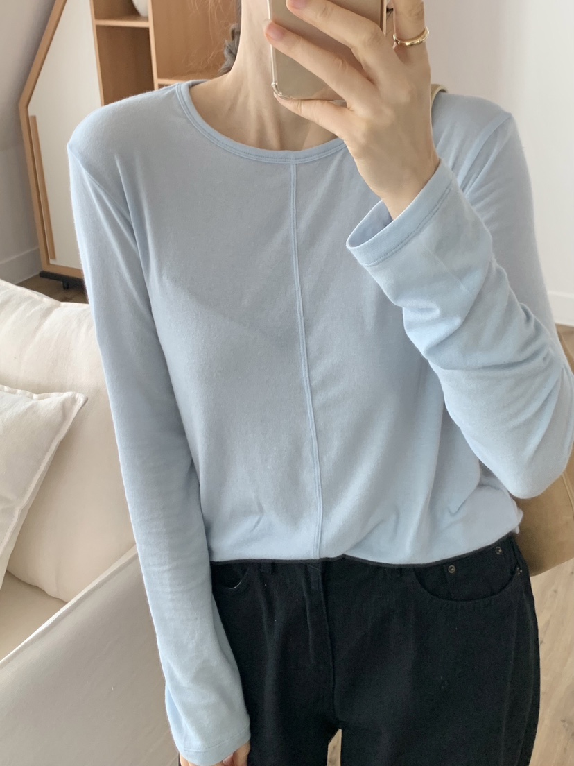 FORMSTUDIO韓國直郵㊣女士新款真品推薦休閑熱賣職業長袖T恤FORMSTUDIO長袖T恤圖色3