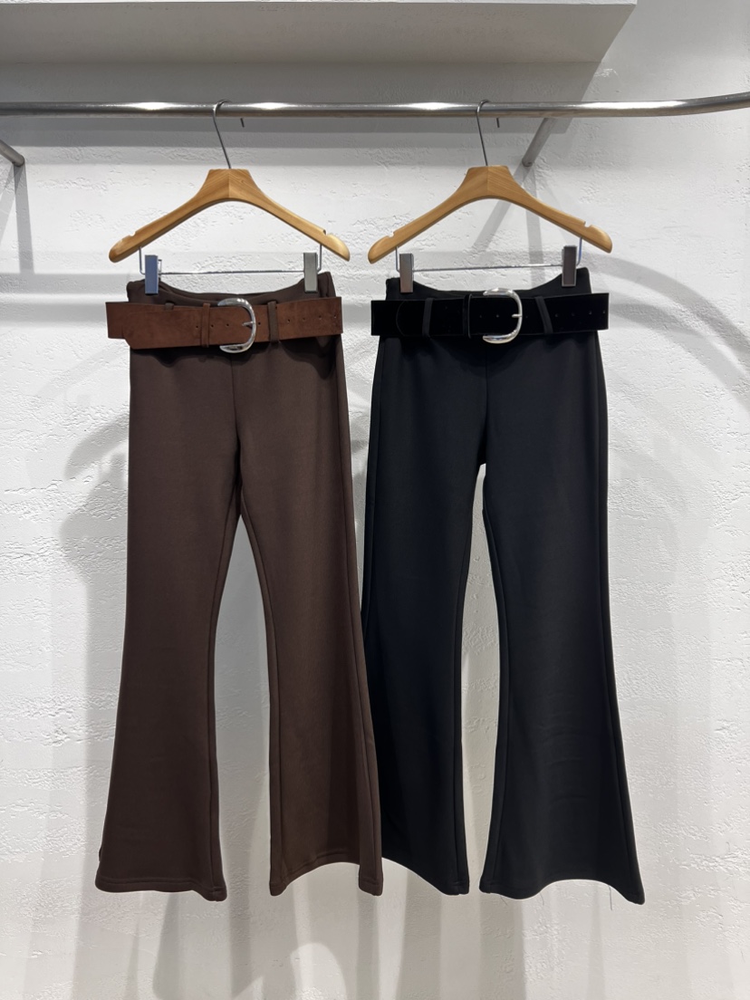 OLA東大門㊣直郵女裝新品推薦真品25秋冬熱賣休閑休閑褲含腰帶mellor/OLA休閑褲