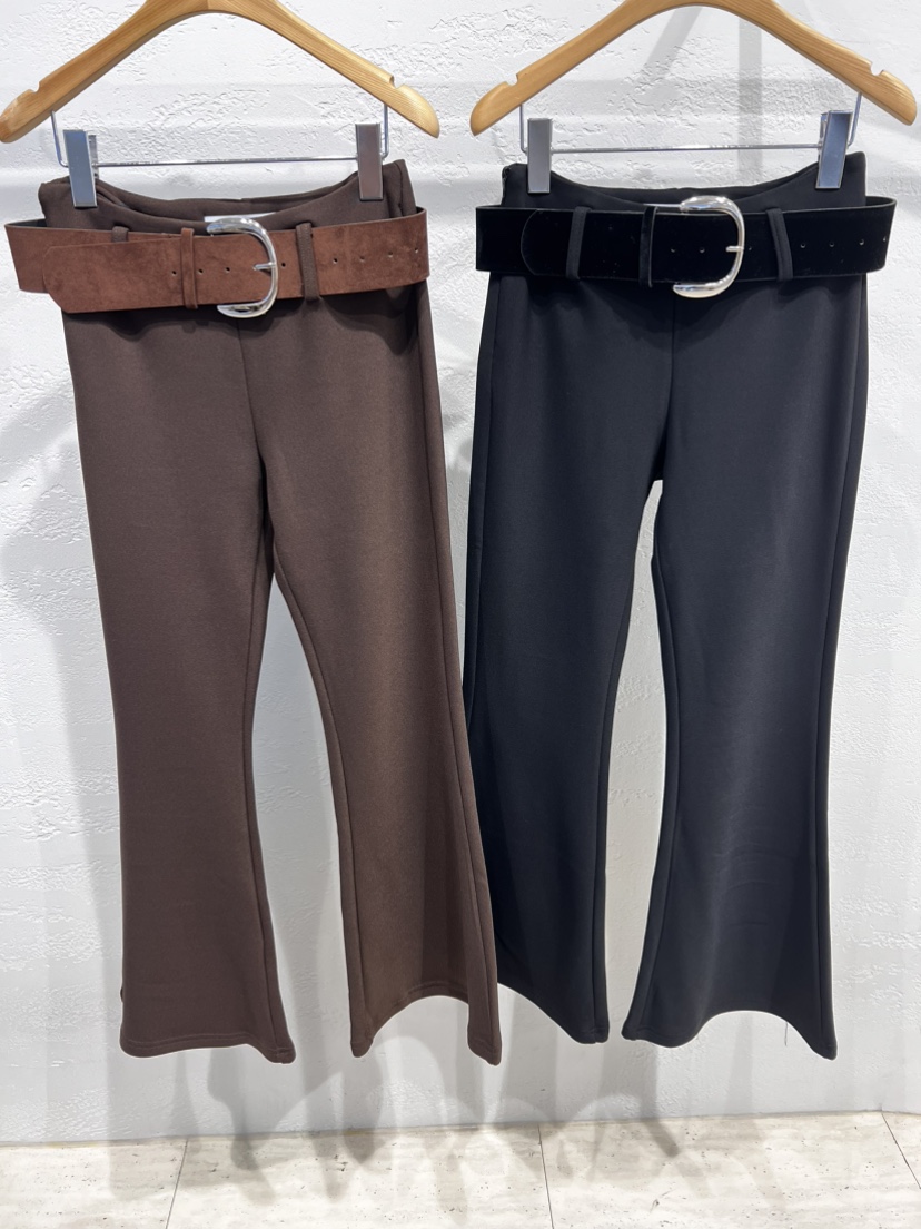 OLA東大門㊣直郵女裝新品推薦真品25秋冬熱賣休閑休閑褲含腰帶mellor/OLA休閑褲