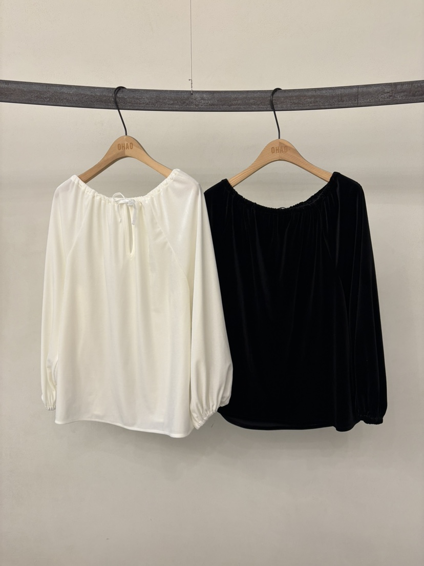 OHAO東大門㊣代購女士新款推薦人氣熱賣25秋冬襯衫蕾絲衫天鵝絨OHAO/HA MONG襯衫/蕾絲衫