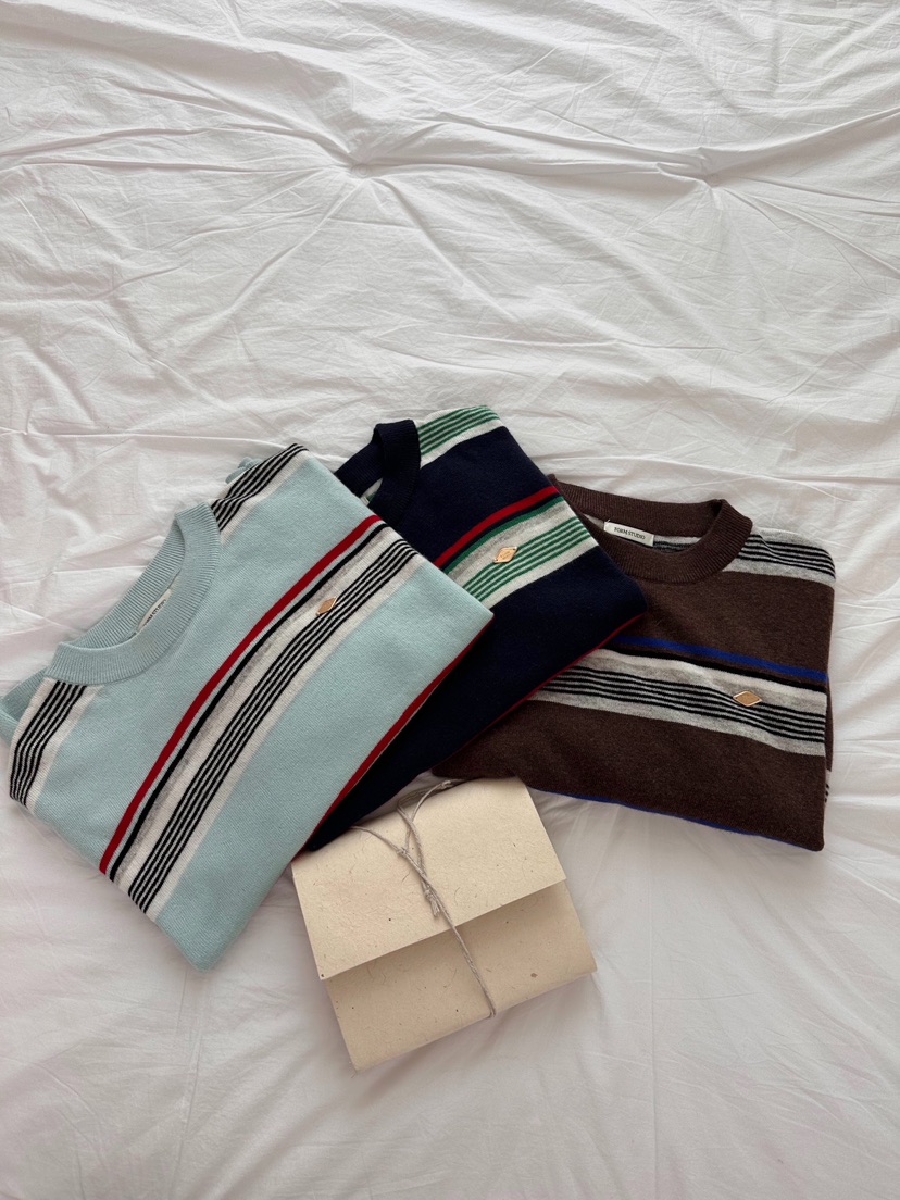 FORMSTUDIO韓國代購㊣女士新款人氣真品推薦針織衫單排扣圓領FORMSTUDIO針織衫