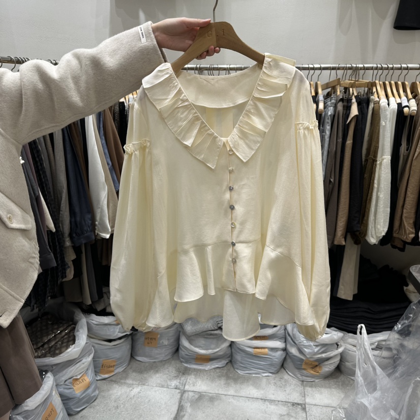 G.I-L韓國直郵㊣女士新款時尚熱賣休閑人氣真品襯衫蕾絲衫G.I-L襯衫/蕾絲衫