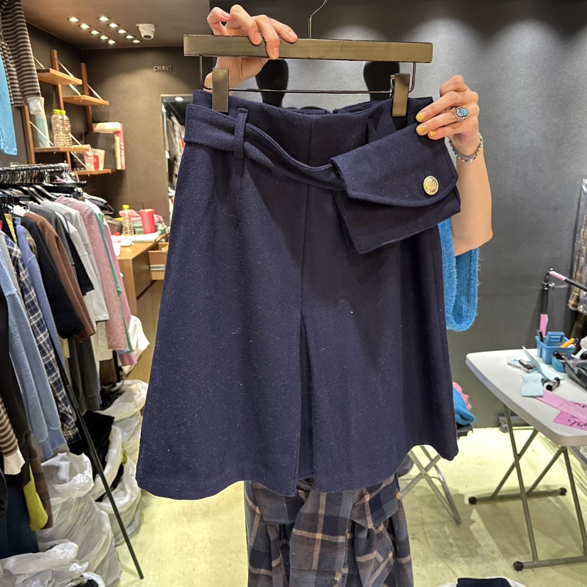 CHAVI東大門㊣代購女裝新品人氣真品推薦休閑半身裙中短裙含包CHAVI半身裙/中短裙圖色2