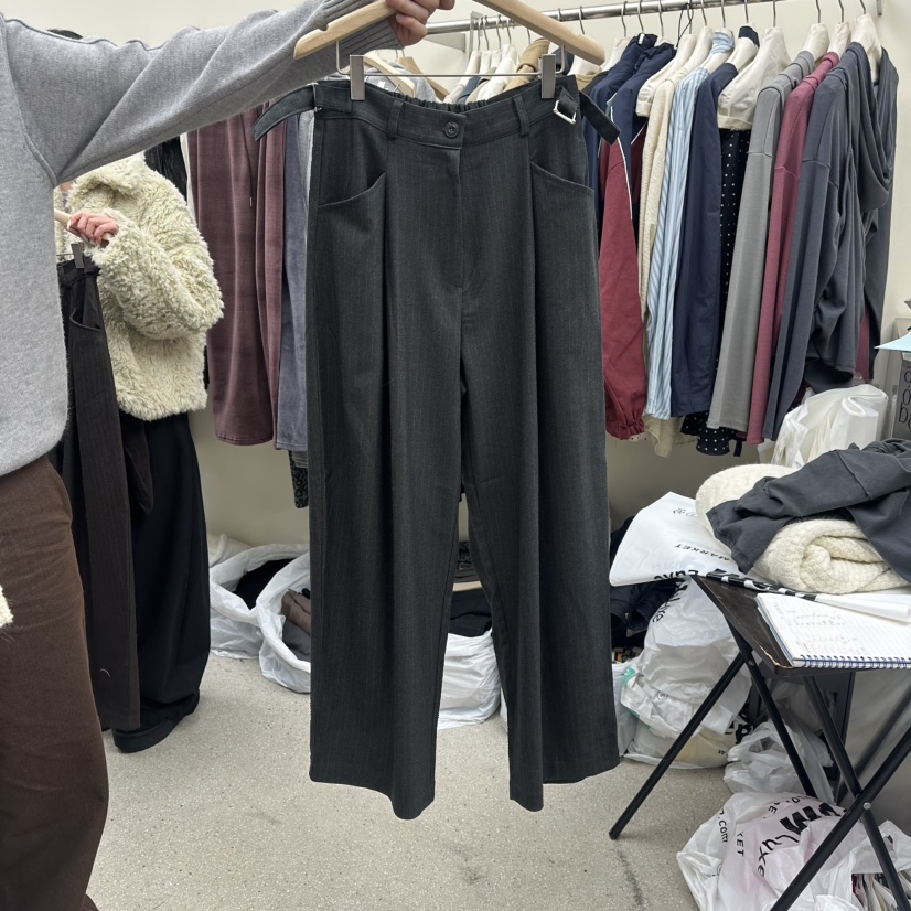 AMOEBA東大門㊣直郵女士新款熱賣25秋冬時尚職業人氣休閑褲AMOEBA休閑褲