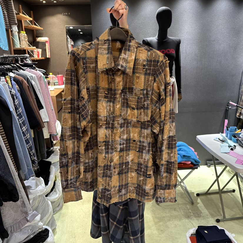 CHAVI東大門㊣代購女裝新款職業推薦時尚熱賣真品襯衫蕾絲衫CHAVI襯衫/蕾絲衫圖色2