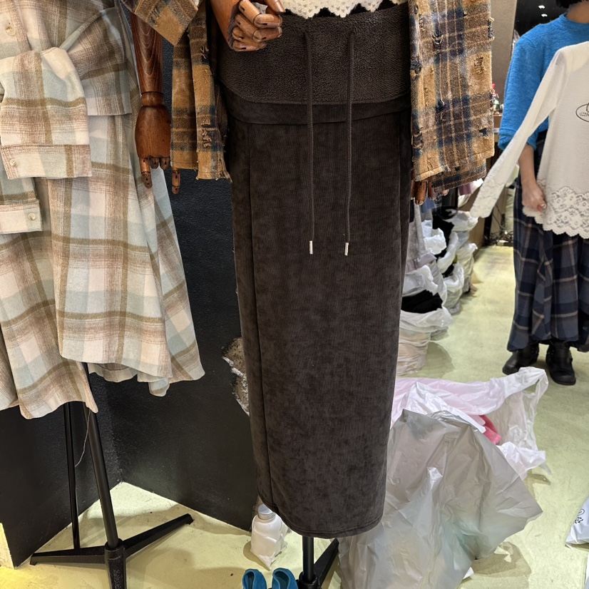 CHAVI東大門㊣實拍女裝新款25秋冬真品推薦熱賣休閑時尚長裙CHAVI長裙圖色2