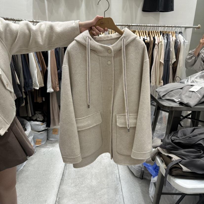 G.I-L東大門㊣代購女裝新品真品推薦人氣熱賣短款大衣人字形G.I-L短款大衣