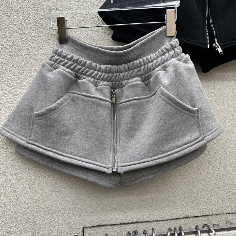 MAGOT東大門㊣直郵女裝新款25秋冬熱賣人氣職業時尚短裙拉鏈IIIΛGOT/MAGOT短裙