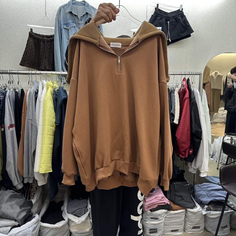 MAGOT東大門㊣代購女裝新品真品人氣熱賣休閑時尚推薦衛衣加絨IIIΛGOT/MAGOT衛衣