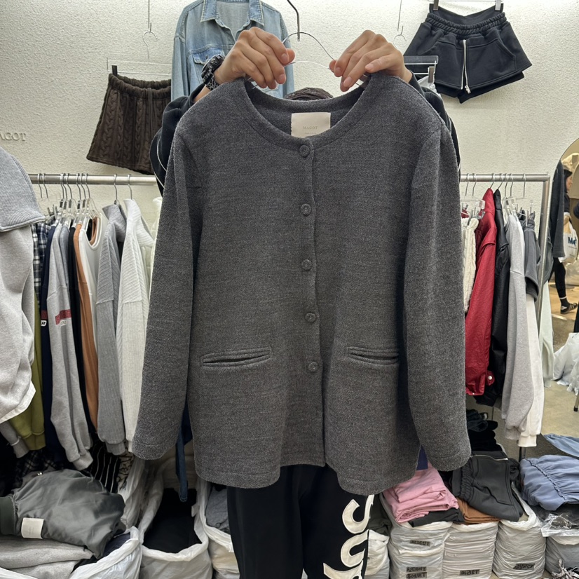 MAGOT東大門㊣直郵女裝新品熱賣真品25秋冬時尚職業短款大衣IIIΛGOT/MAGOT短款大衣圖色2