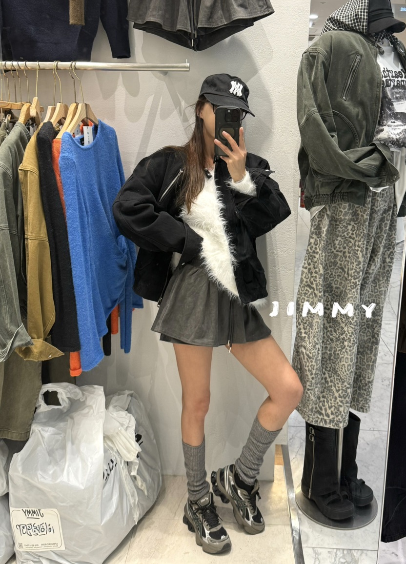 JIMMY韓國直郵㊣女裝新款時尚真品熱賣休閑推薦職業針織衫毛皮JIMMY/REMAKE針織衫