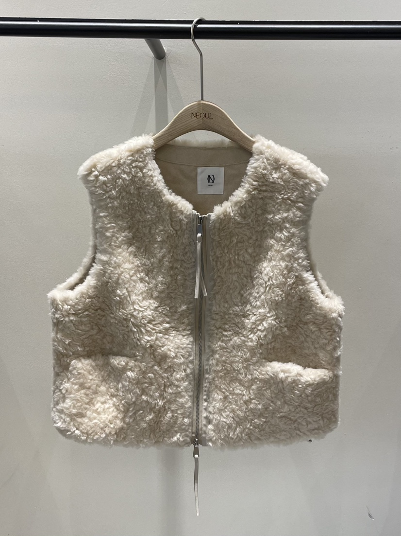 NEOUL東大門㊣代購女士新品推薦職業休閑人氣真品時尚馬甲羊毛NEOUL/ahin雙領標簽馬甲