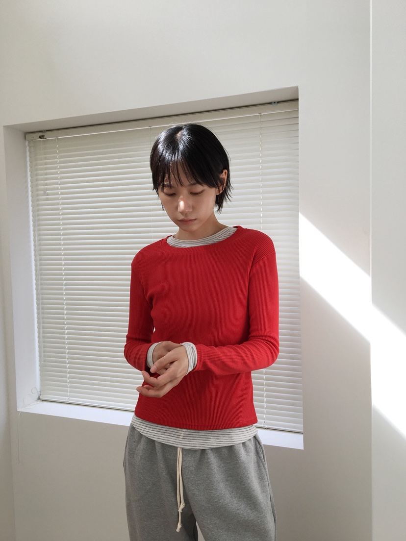 CCW東大門㊣直郵女裝新品人氣真品25秋冬長袖T恤美利奴羊毛CCW--NYUNYU長袖T恤