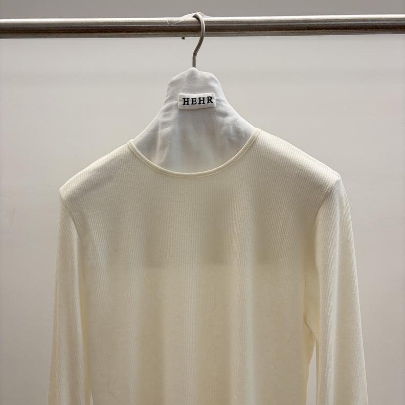 HEHR東大門㊣實拍女裝新款時尚25秋冬真品推薦休閑職業長袖T恤hehr-AUTOMNE長袖T恤