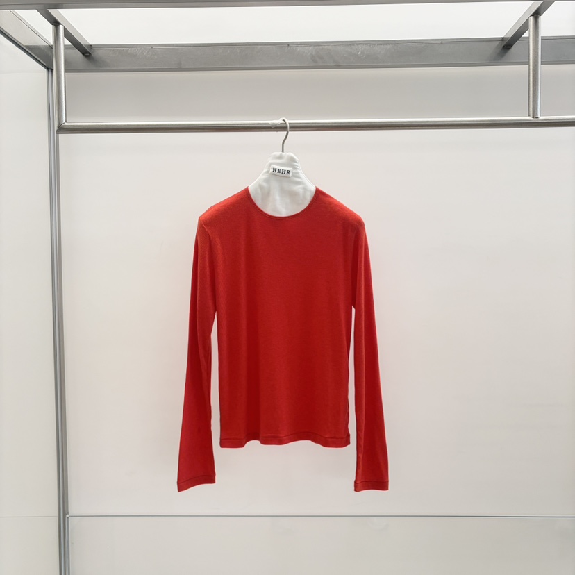 HEHR東大門㊣實拍女裝新款時尚25秋冬真品推薦休閑職業長袖T恤hehr-AUTOMNE長袖T恤圖色4