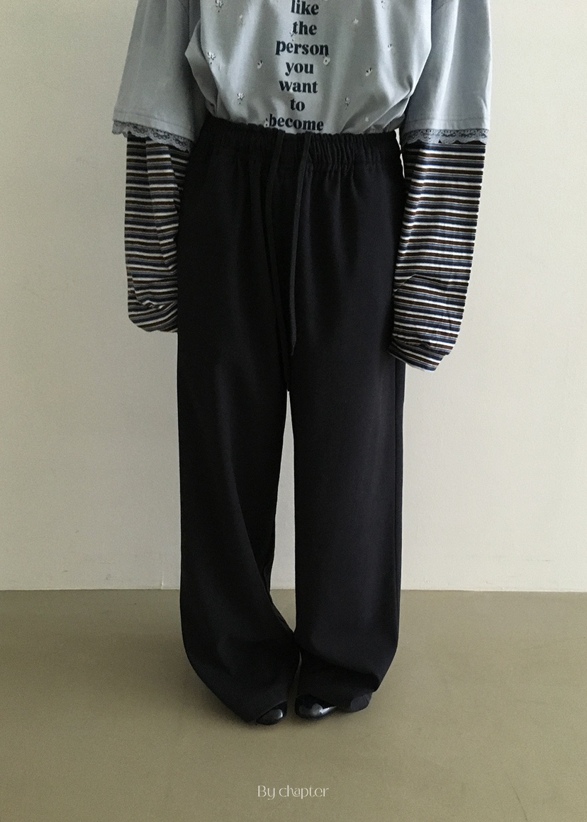 BY CHAPTER韓國直郵㊣女士新品職業人氣推薦真品熱賣休閑褲BY Chapter休閑褲圖色2