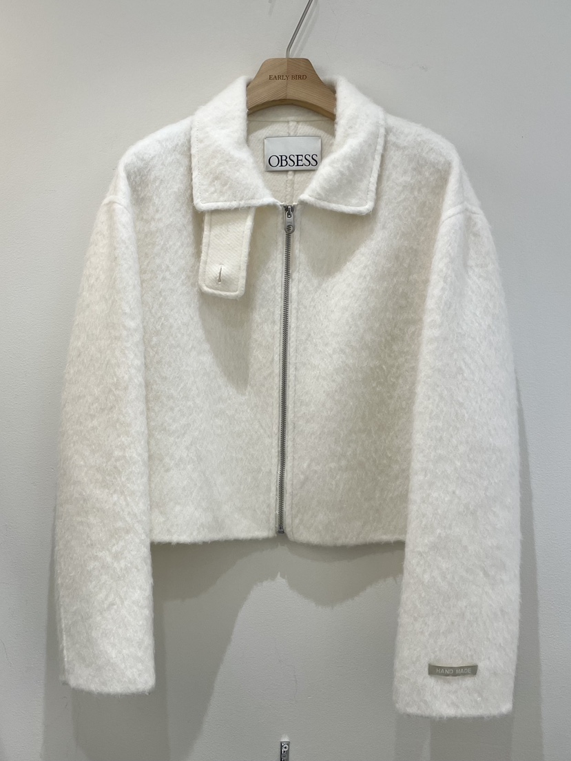 OBSESS東大門㊣直郵女士新品25秋冬人氣職業熱賣休閑短款大衣OBSESS/EARLY BIRD短款大衣