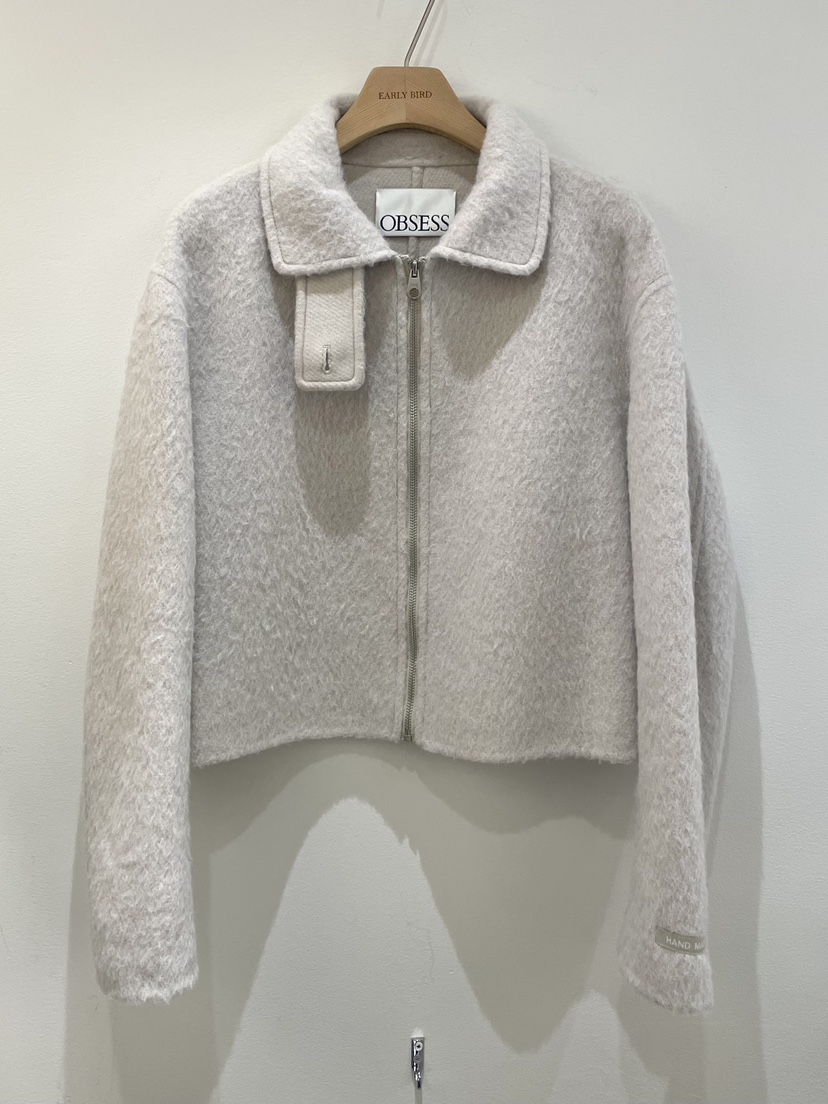 OBSESS東大門㊣直郵女士新品25秋冬人氣職業熱賣休閑短款大衣OBSESS/EARLY BIRD短款大衣圖色2