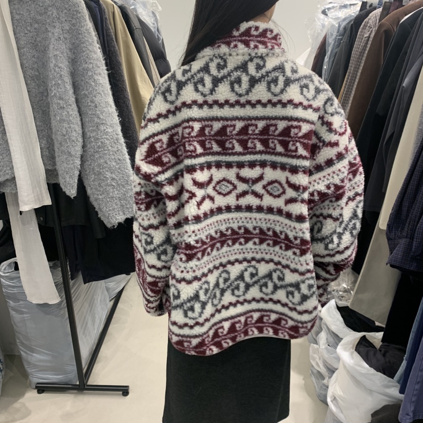 ANDTERRACE東大門㊣代購女士新款熱賣真品人氣推薦夾克羊毛ANDTERRACE夾克