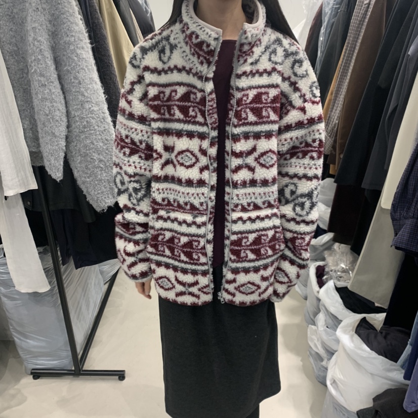 ANDTERRACE東大門㊣代購女士新款熱賣真品人氣推薦夾克羊毛ANDTERRACE夾克