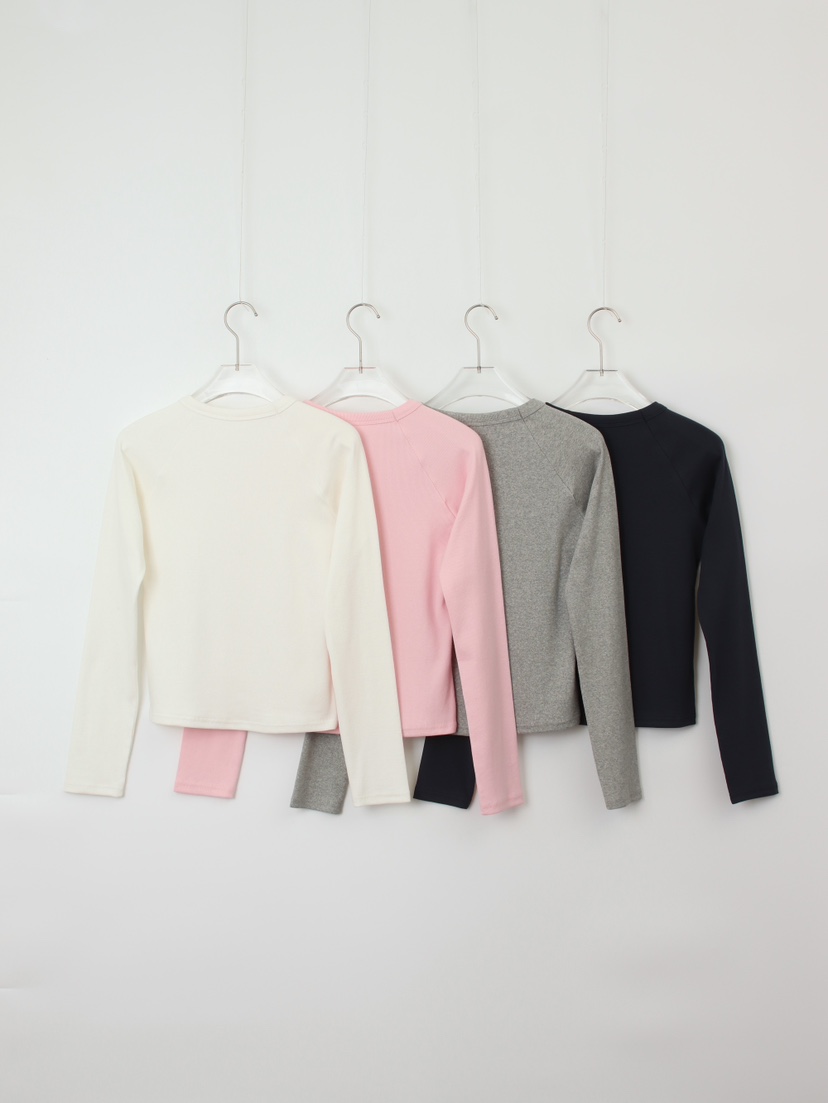 CCW韓國代購㊣女裝新款熱賣職業人氣推薦休閑真品25秋冬長袖T恤CCW--NYUNYU長袖T恤