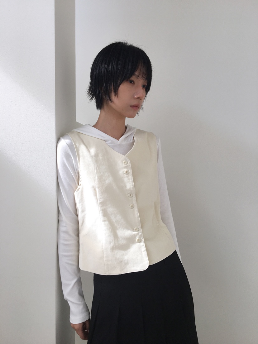 CCW東大門㊣代購女裝新品人氣25秋冬職業熱賣時尚推薦休閑馬甲CCW--NYUNYU馬甲