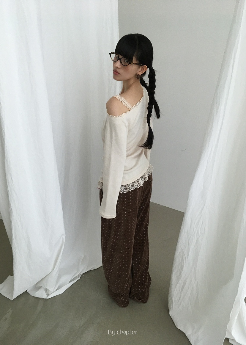 BY CHAPTER韓國直郵㊣女士新款休閑時尚25秋冬推薦人氣休閑褲BY Chapter休閑褲