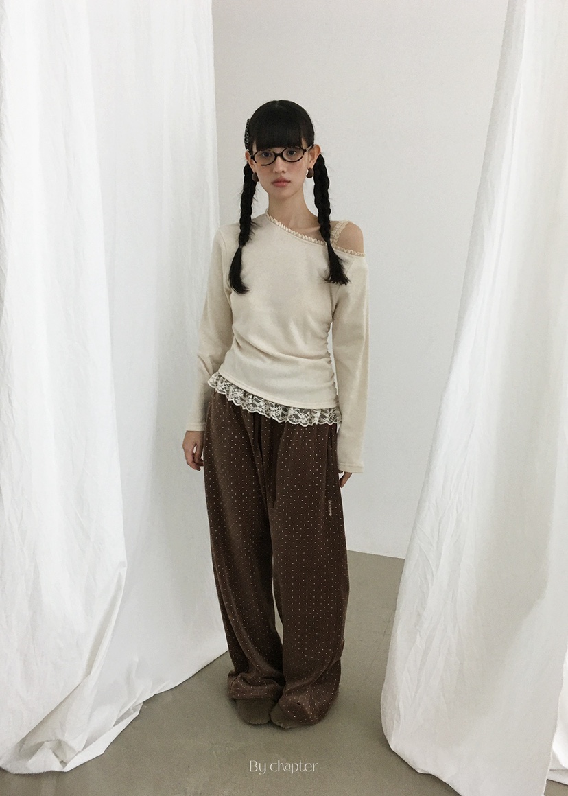 BY CHAPTER韓國直郵㊣女士新款休閑時尚25秋冬推薦人氣休閑褲BY Chapter休閑褲