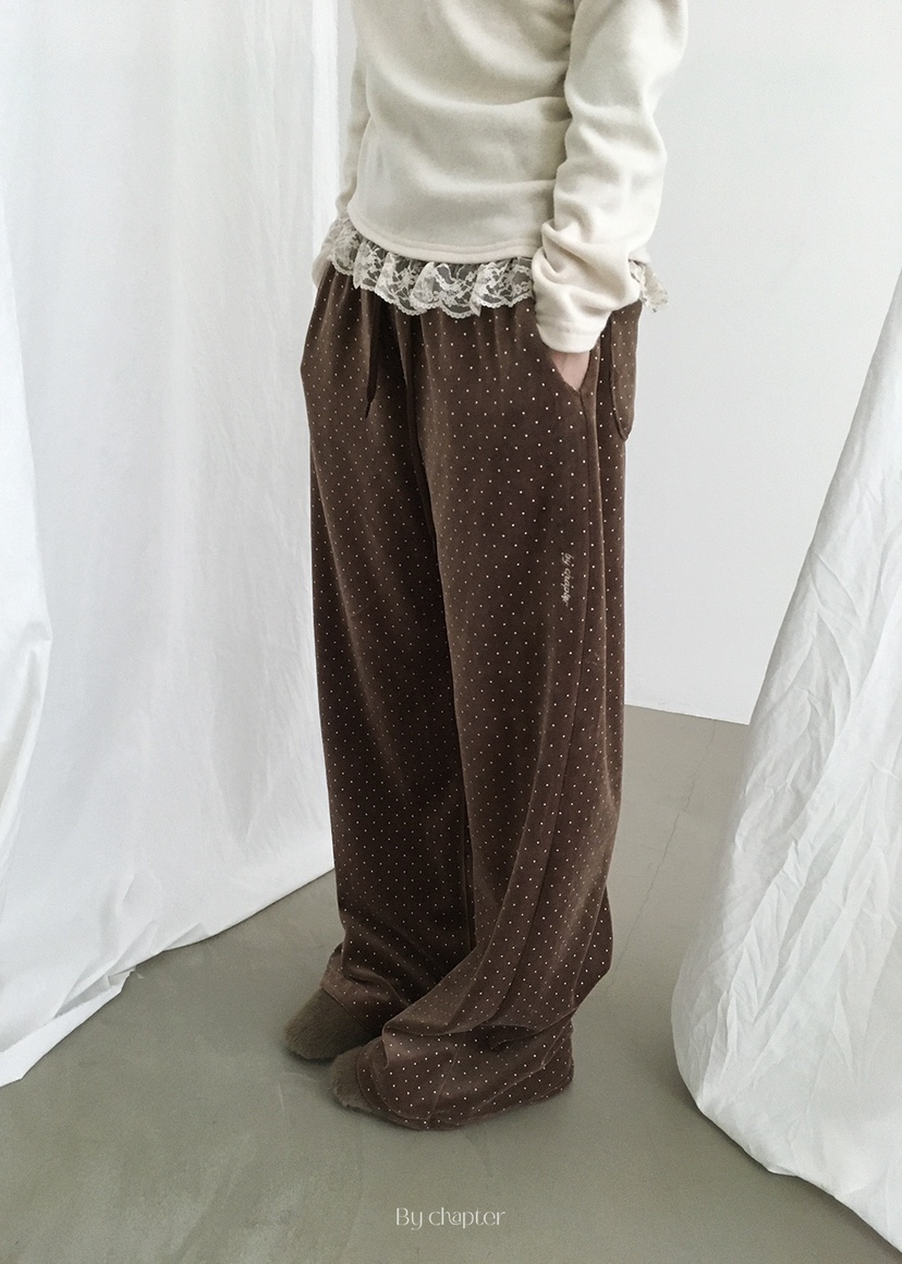 BY CHAPTER韓國直郵㊣女士新款休閑時尚25秋冬推薦人氣休閑褲BY Chapter休閑褲