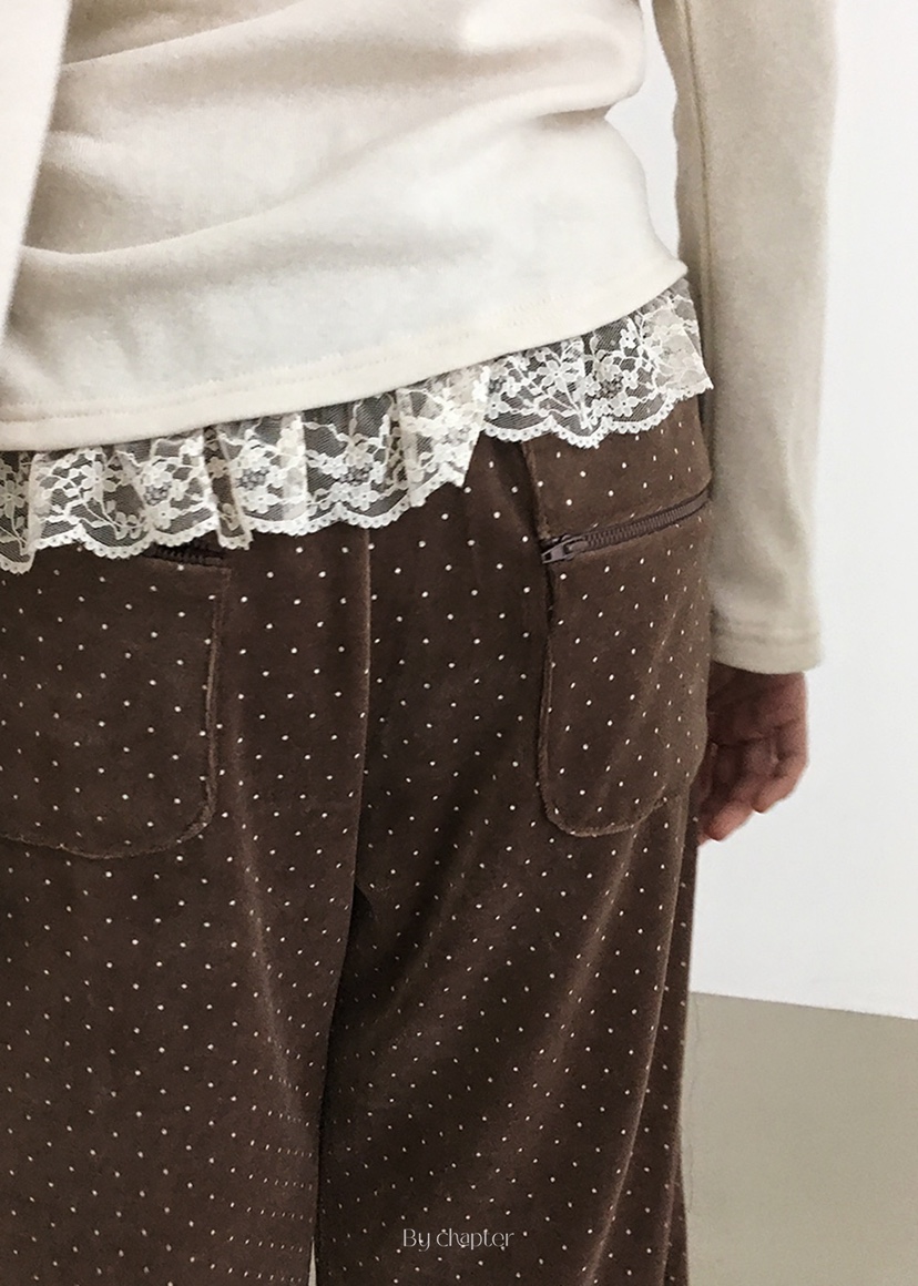 BY CHAPTER韓國直郵㊣女士新款休閑時尚25秋冬推薦人氣休閑褲BY Chapter休閑褲