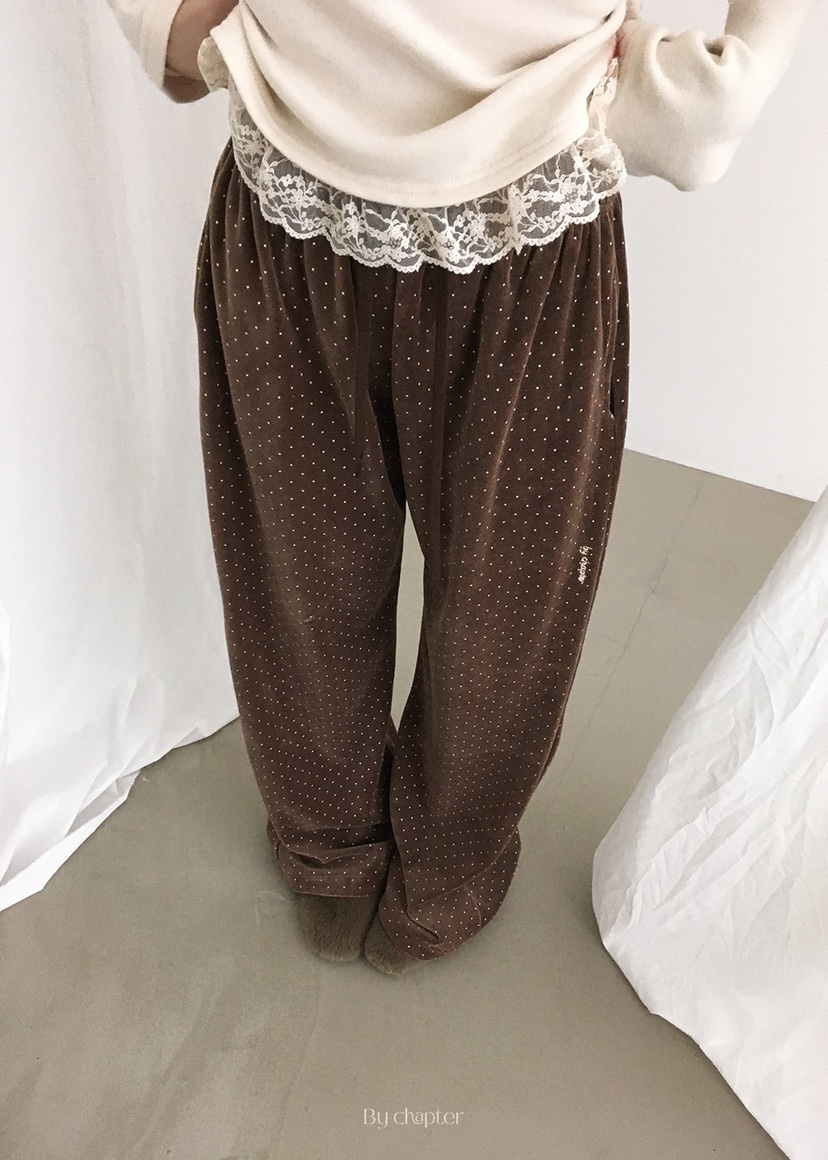 BY CHAPTER韓國直郵㊣女士新款休閑時尚25秋冬推薦人氣休閑褲BY Chapter休閑褲圖色2