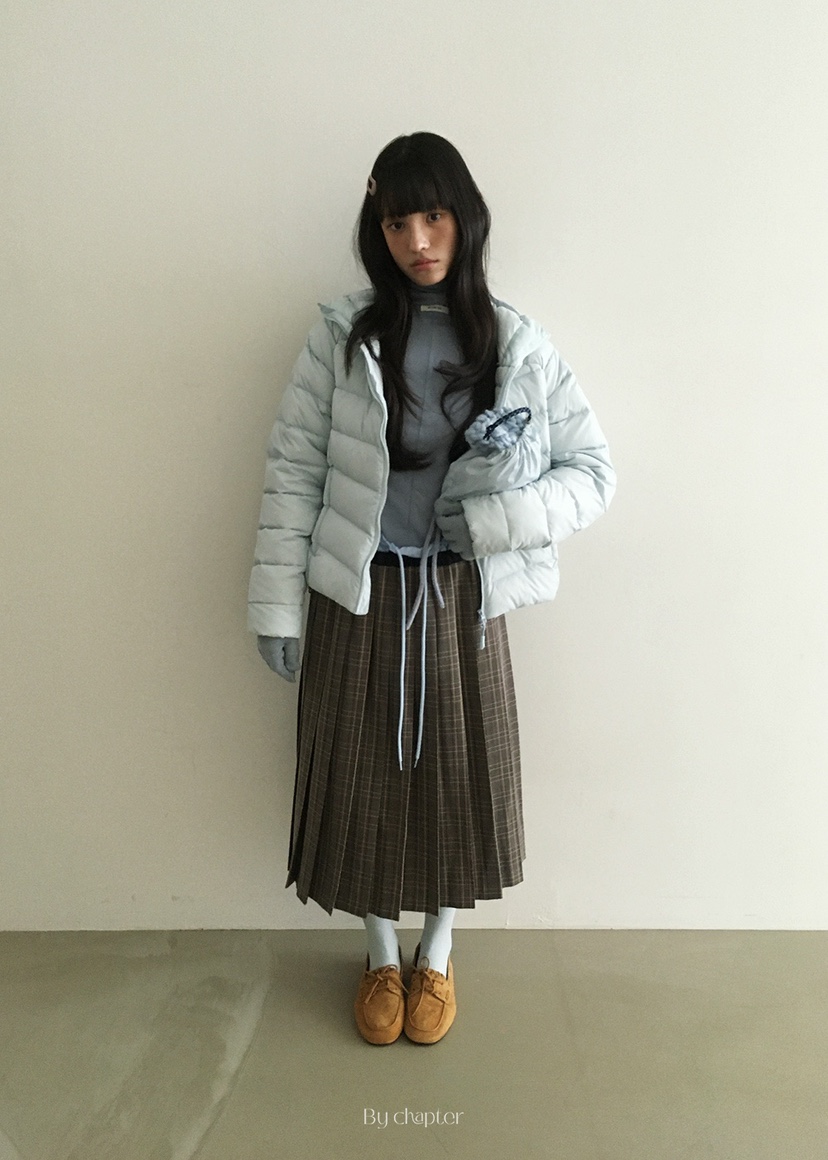 BY CHAPTER韓國代購㊣女裝新款時尚25秋冬熱賣真品人氣長裙BY Chapter長裙