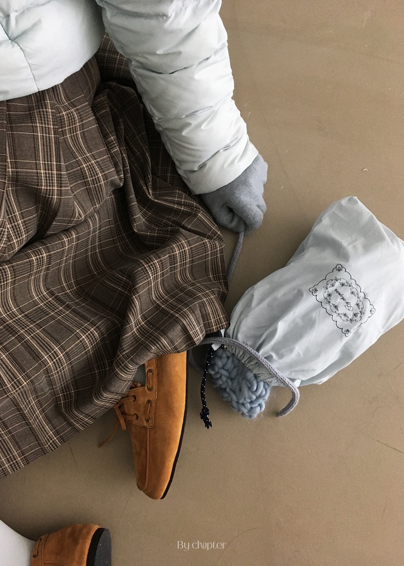 BY CHAPTER韓國代購㊣女裝新款時尚25秋冬熱賣真品人氣長裙BY Chapter長裙