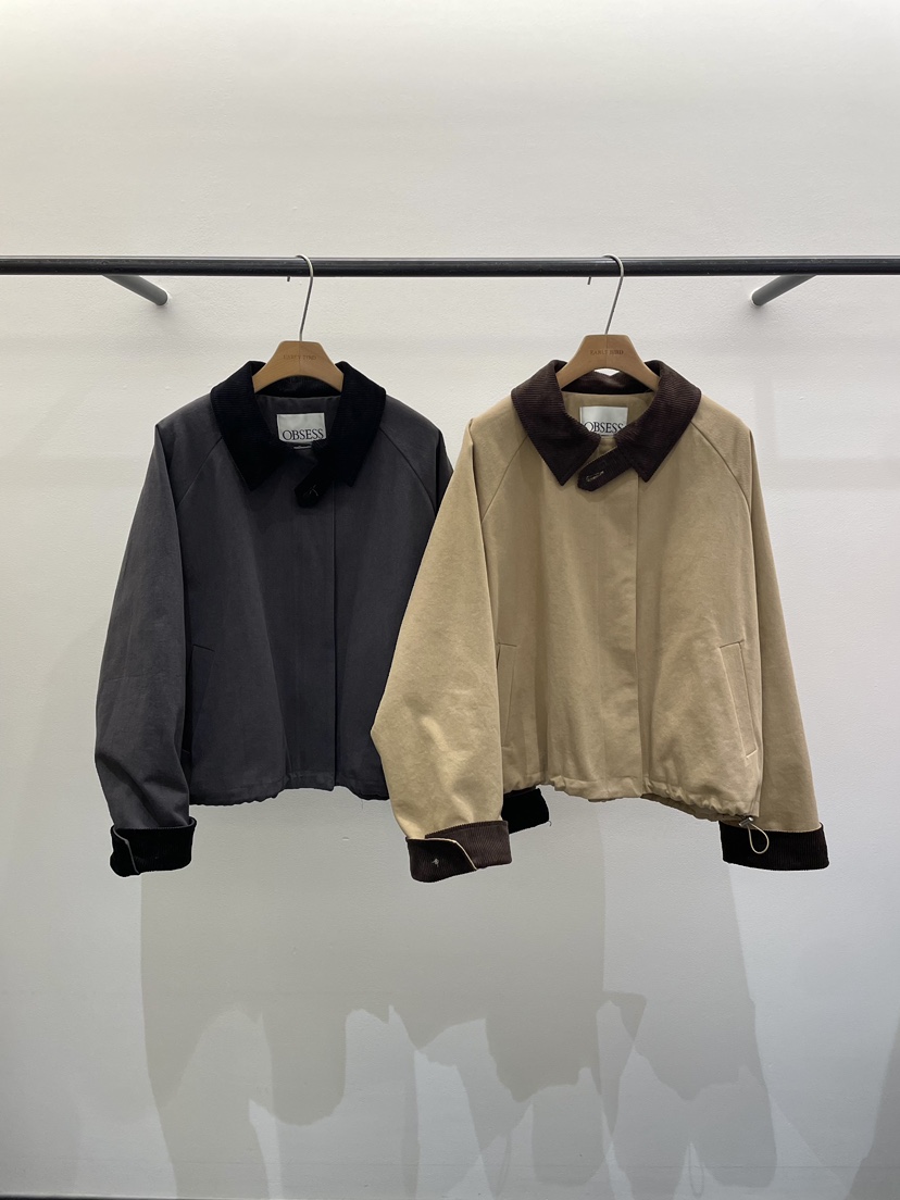 OBSESS韓國直郵㊣女士新品熱賣25秋冬真品人氣休閑推薦夾克OBSESS/EARLY BIRD夾克