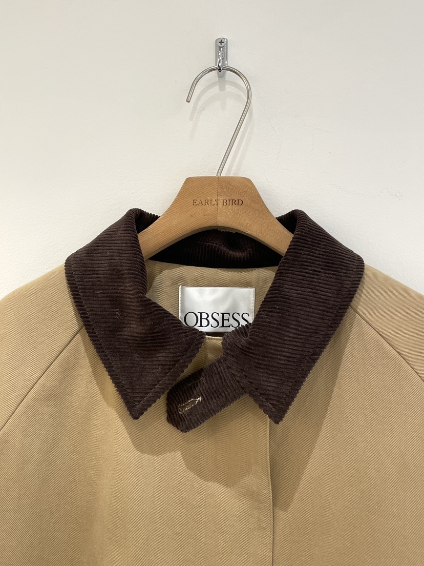 OBSESS韓國直郵㊣女士新品熱賣25秋冬真品人氣休閑推薦夾克OBSESS/EARLY BIRD夾克