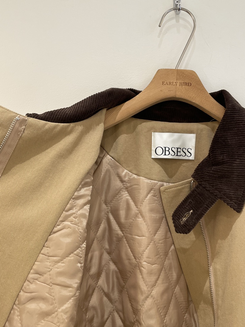 OBSESS韓國直郵㊣女士新品熱賣25秋冬真品人氣休閑推薦夾克OBSESS/EARLY BIRD夾克