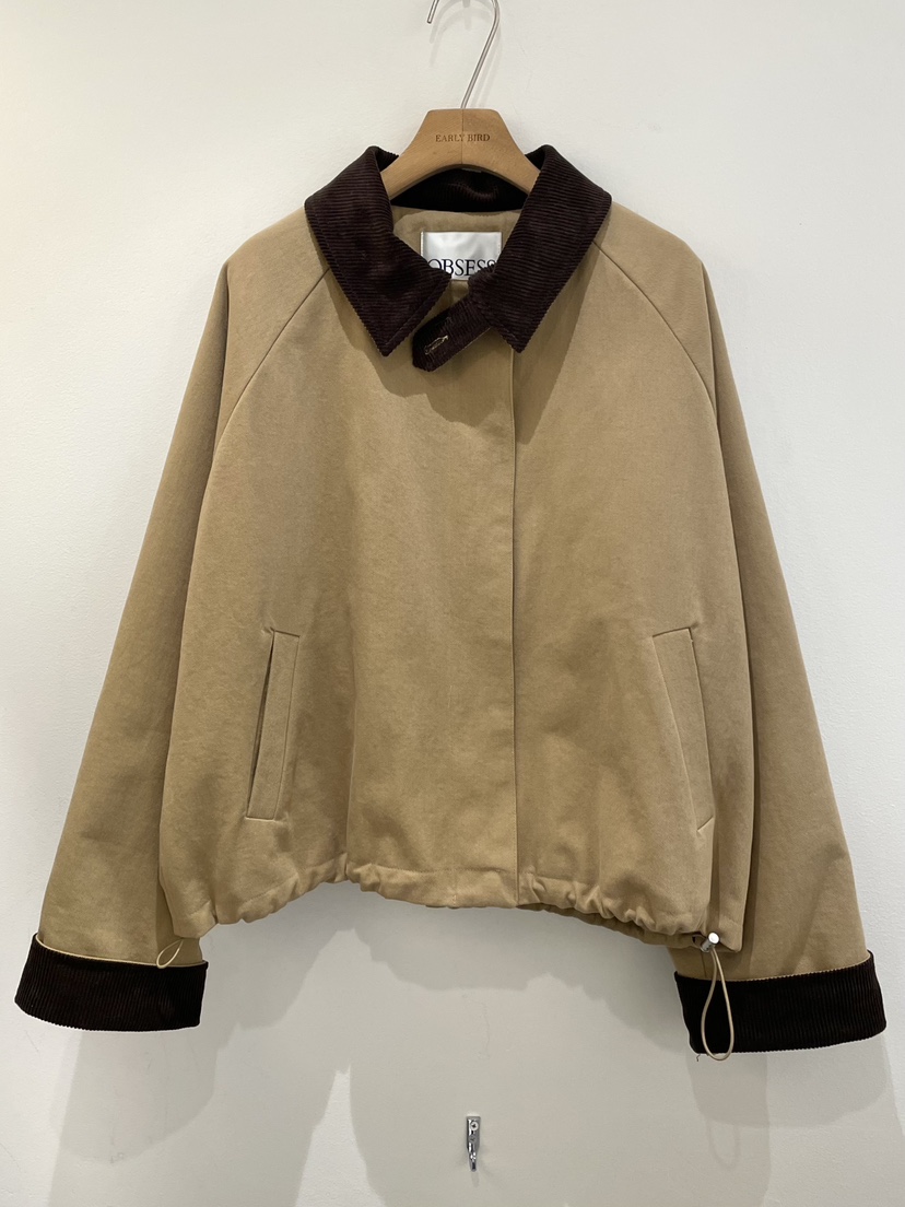 OBSESS韓國直郵㊣女士新品熱賣25秋冬真品人氣休閑推薦夾克OBSESS/EARLY BIRD夾克