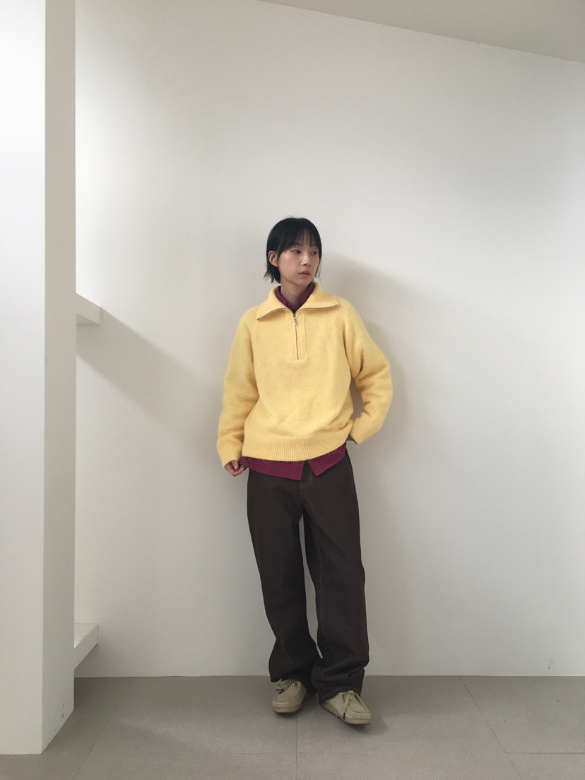 CCW韓國代購㊣女士新款熱賣真品人氣推薦時尚休閑職業針織衫CCW--NYUNYU針織衫