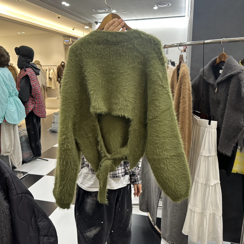 LADYBLACK東大門㊣代購女裝新款人氣熱賣休閑25秋冬針織衫安哥拉LADYBLACK針織衫