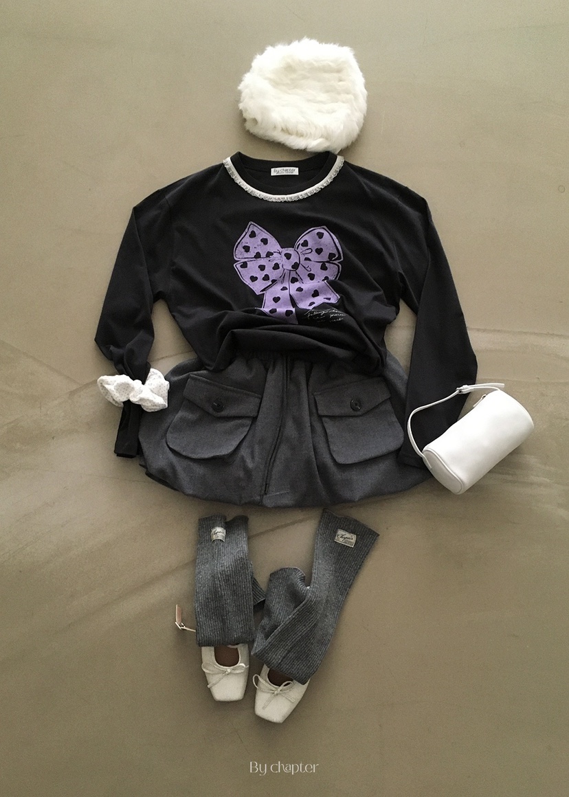 BY CHAPTER東大門㊣直郵女士新款休閑25秋冬推薦熱賣長袖T恤BY Chapter長袖T恤