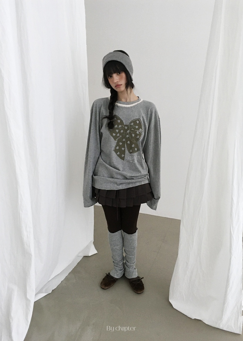 BY CHAPTER東大門㊣直郵女士新款休閑25秋冬推薦熱賣長袖T恤BY Chapter長袖T恤