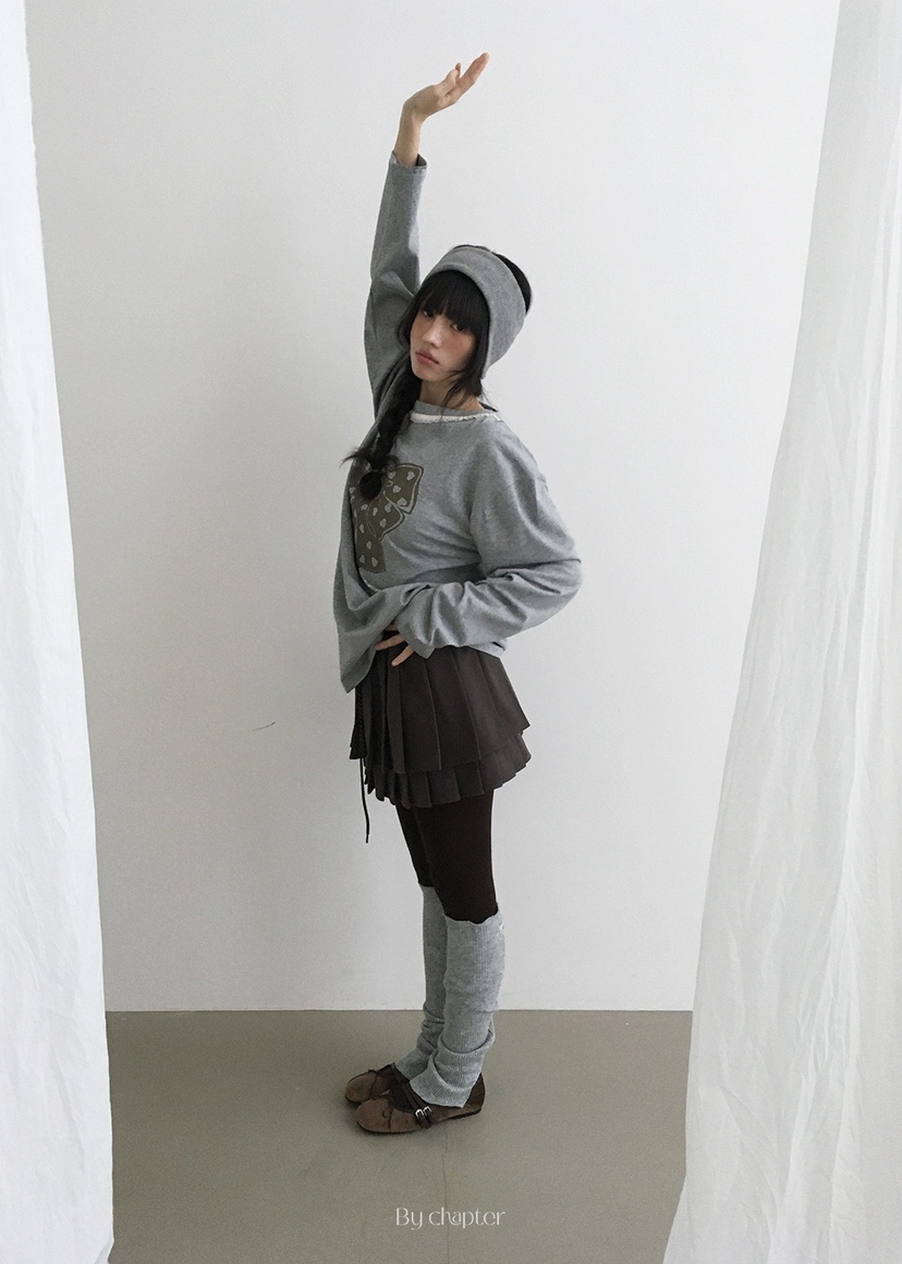 BY CHAPTER東大門㊣直郵女士新款休閑25秋冬推薦熱賣長袖T恤BY Chapter長袖T恤