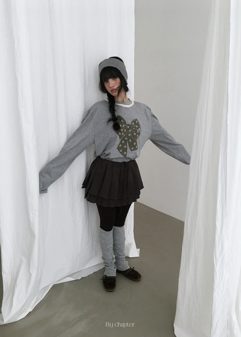 BY CHAPTER東大門㊣直郵女士新款休閑25秋冬推薦熱賣長袖T恤BY Chapter長袖T恤