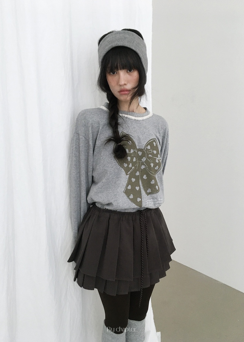 BY CHAPTER東大門㊣直郵女士新款休閑25秋冬推薦熱賣長袖T恤BY Chapter長袖T恤